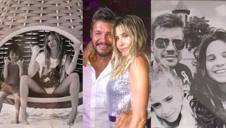 Guillermina decoró su casa con tiernas fotos en familia.