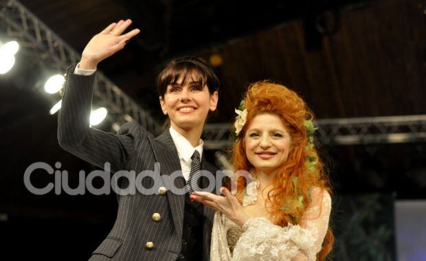 Guillermina Valdés brilló en la pasarela vestida de novia. (Foto: Jennifer Rubio)