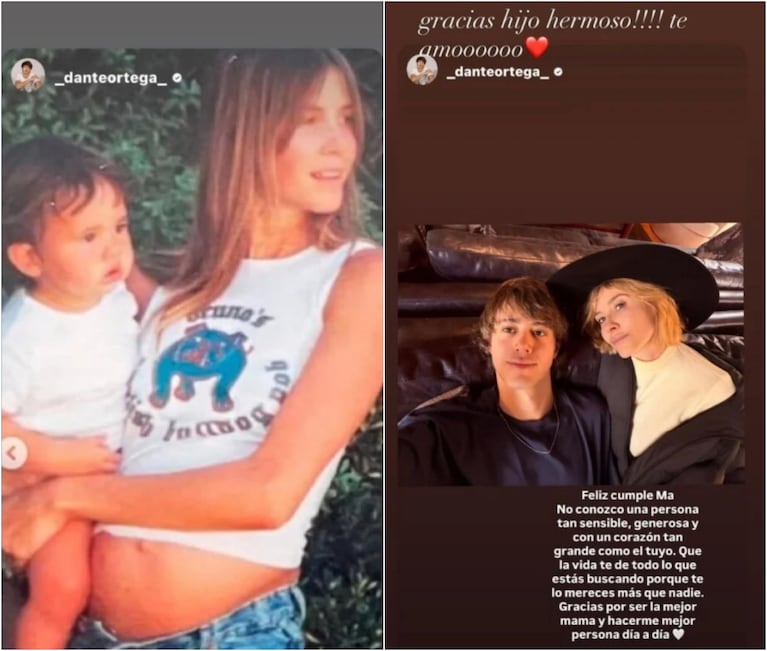 Guillermina Valdés cumplió 49 años y se emocionó con el mensaje de su hijo Dante Ortega. Crédito: Instagram