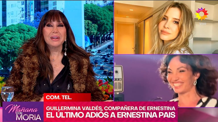 Guillermina Valdés explicó por qué no fue al último adiós de Ernestina Pais (Foto de eltrece)