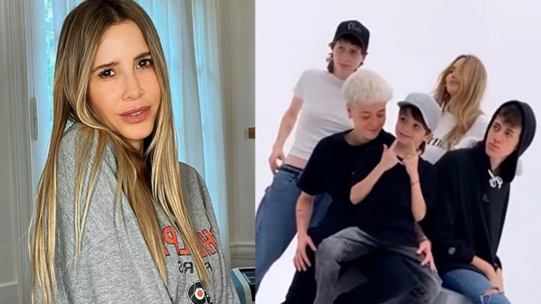 Guillermina Valdés sorprendió al protagonizar una sesión de fotos con sus cuatro hijos.