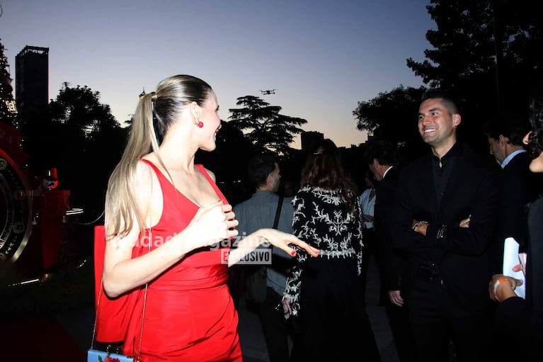 Guillermina Valdés y Fran Tinelli (Foto: Movilpress).