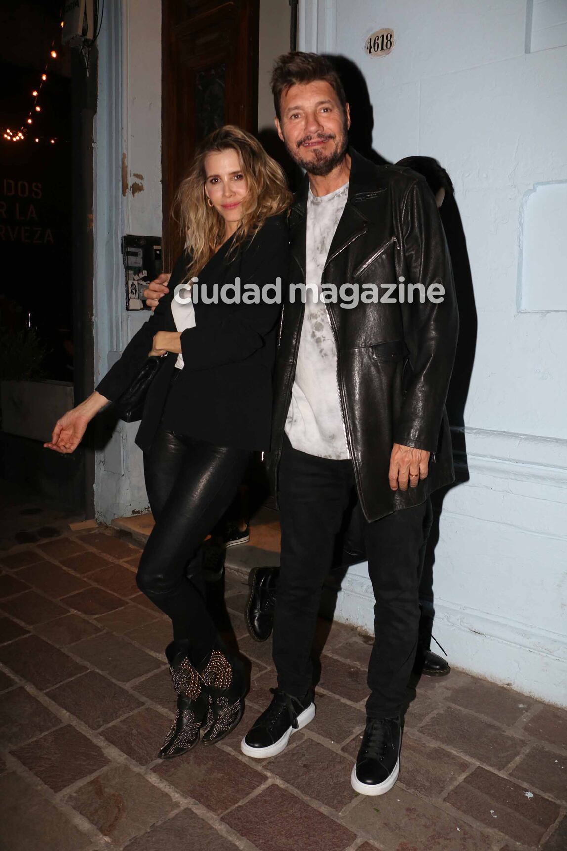 Guillermina Valdés y Marcelo Tinelli en el cumpleaños de Candelaria Tinelli. (Fotos: Movilpress)