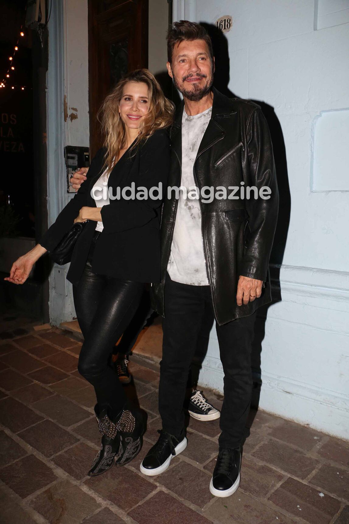 Guillermina Valdés y Marcelo Tinelli en el cumpleaños de Candelaria Tinelli. (Fotos: Movilpress)