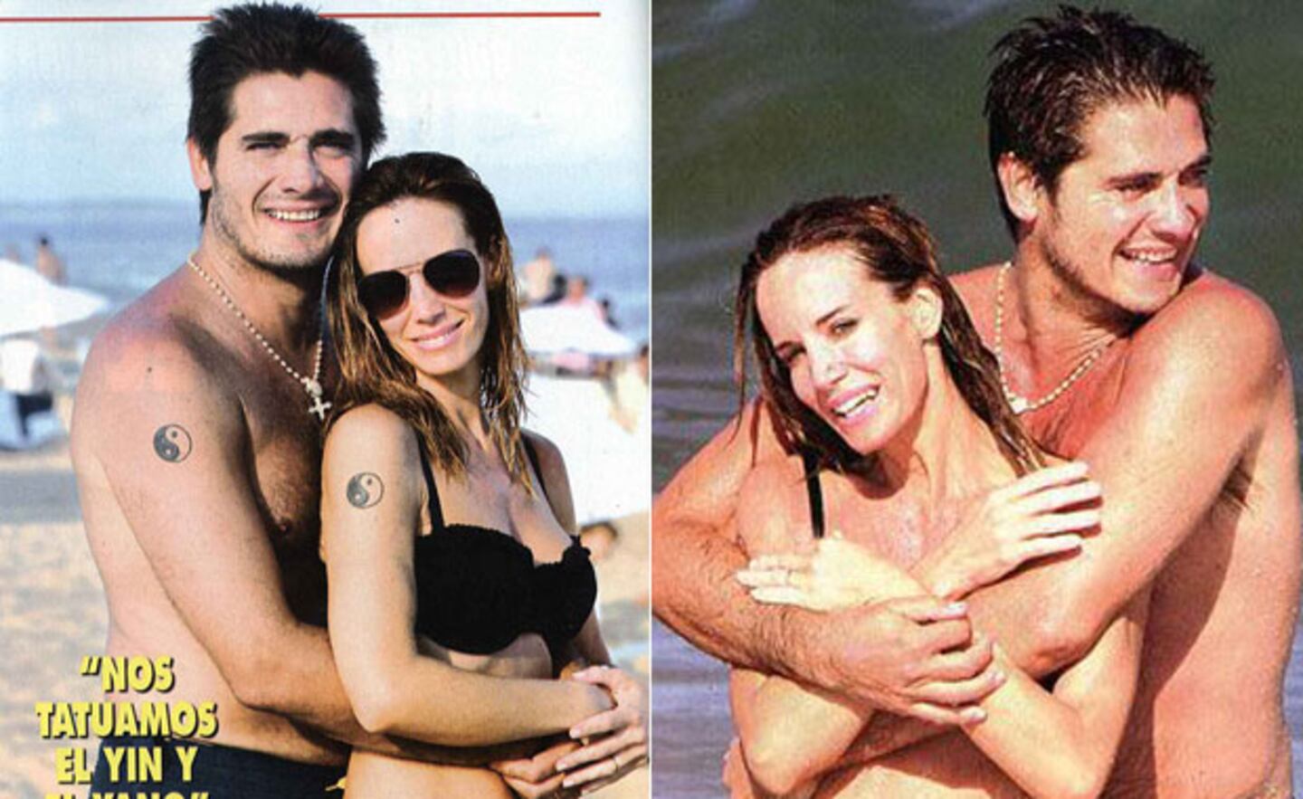 Guillermo Andino y Carolina Prat, tatuados y enamorados en Punta del Este (Fotos: Pronto). 