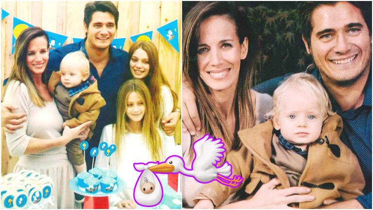Guillermo Andino y su mujer buscan un hermanito para Ramón (Fotos: revista Pronto)