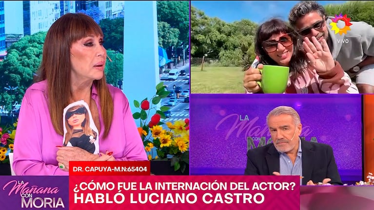 Guillermo Capuya explicó cómo fue la internación de Luciano Castro (captura de eltrece)