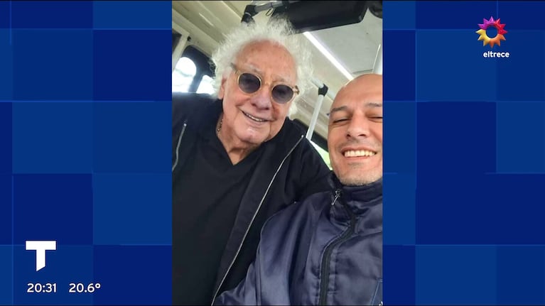 Guillermo Coppola se subió a un colectivo, el colectivero cumplía años el mismo día que Diego y le hizo una promesa (Foto: captura de eltrece).