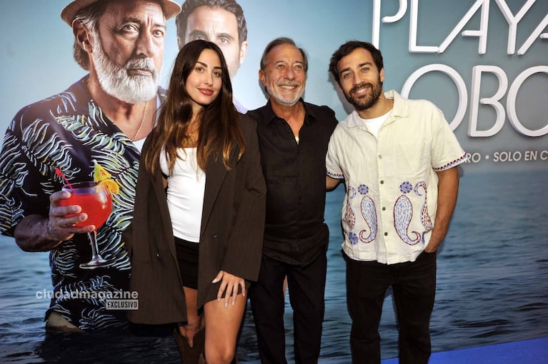 Guillermo Francella con sus hijos Yoyi y Nico