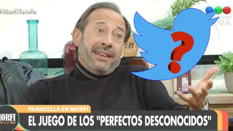 Guillermo Francella Francella reveló por qué tiene una cuenta de Twitter falsa (Foto: Captura)