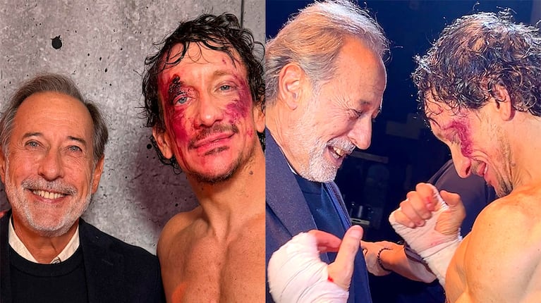 Guillermo Francella fue a ver Rocky al teatro (Fotos: prensa).