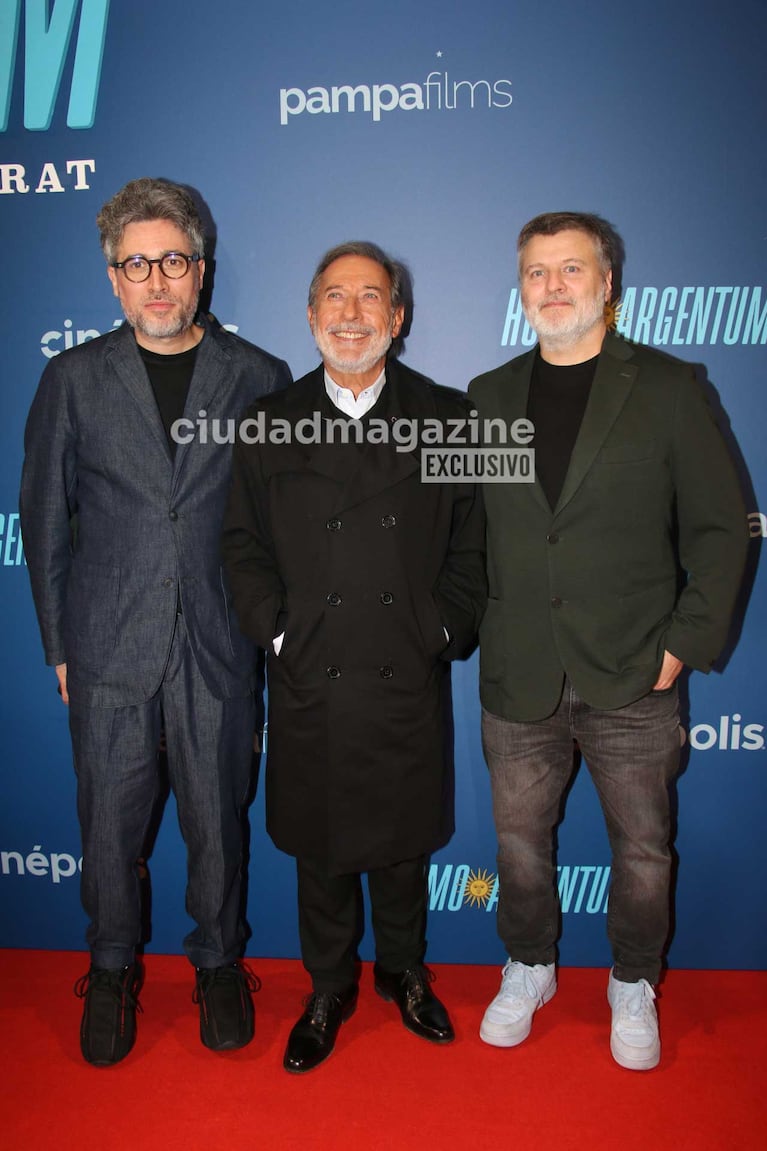 Guillermo Francella, Mariano Cohn y Gastón Duprat (Foto: Movilpress)