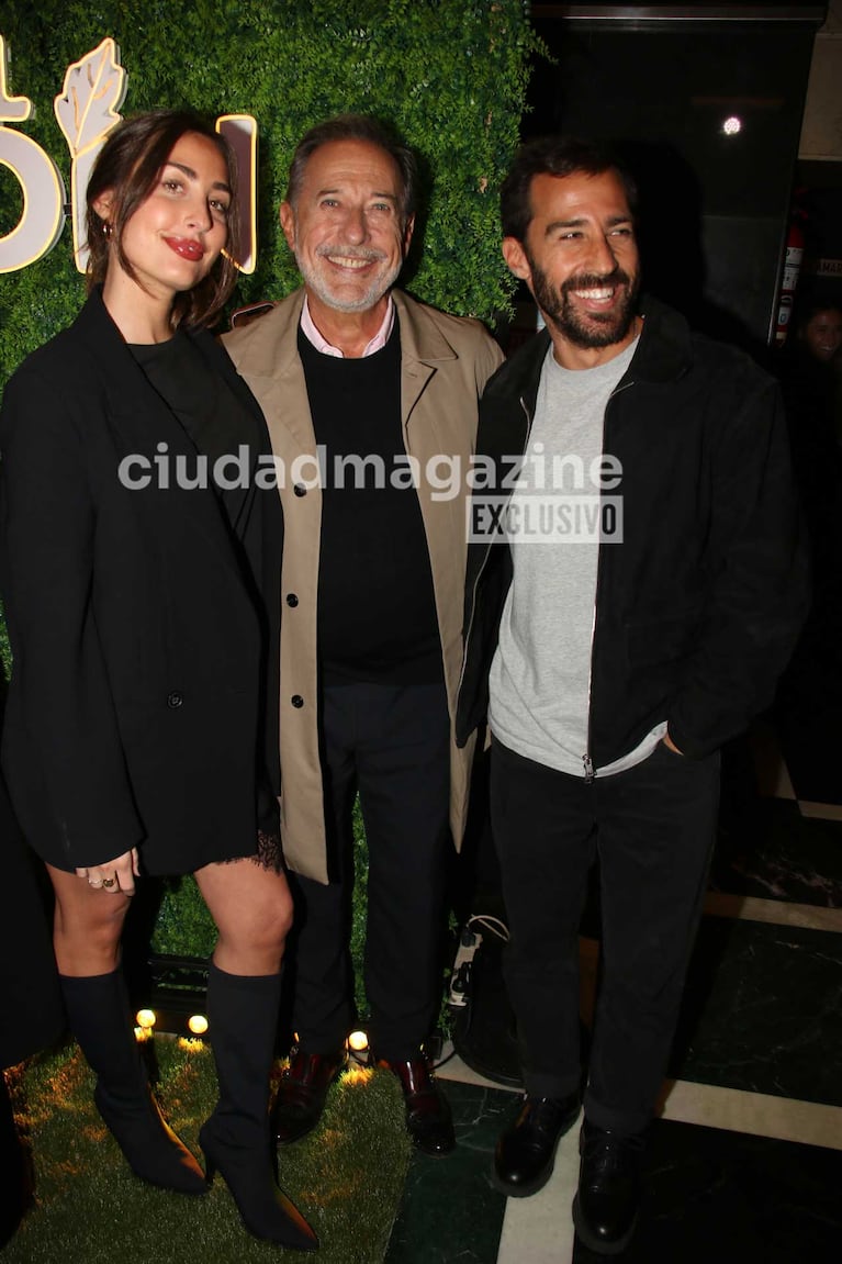 Guillermo Francella y sus hijos Yoyi y Nico (Foto: Movilpress)