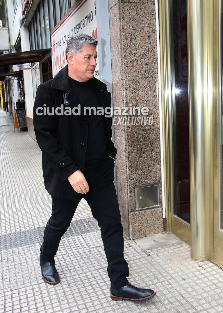 Guillermo Lobo en el último adiós a Fernando Confessore (Foto: Movilpress)