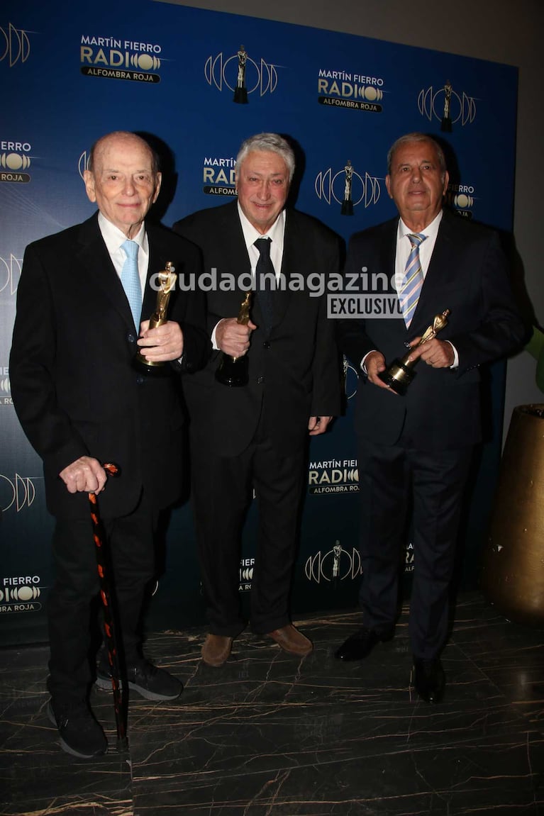 Guillermo Salatino, "Chiche" Almozni y Juan José Moro (Foto: Movilpress)