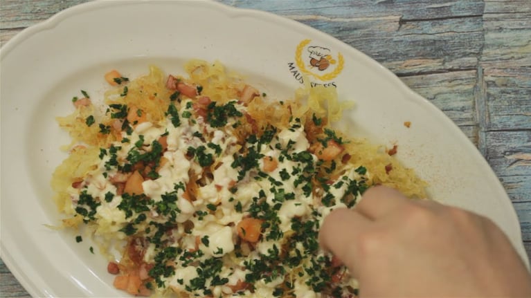 Guirnaldas de papa con salsa de queso: la receta para un plato elogiado por todos