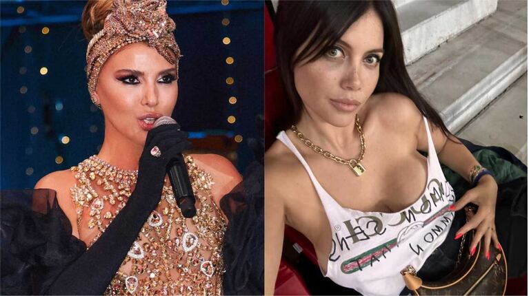 Gülben Ergen cuestionó a Wanda Nara (Fotos: Instagram @wanda_nara y @Gulben123)