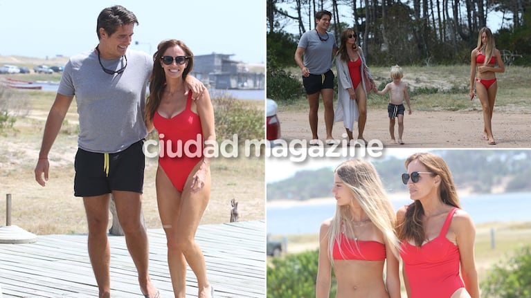 Gullermo y su familia almorzaron mariscos en Punta del Este. Fotos: GM Press.