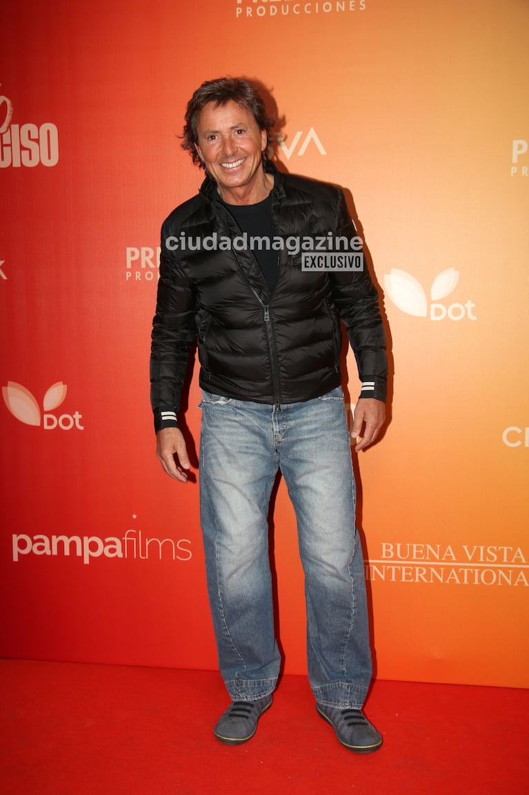 Gustavo Bermúdez en el estreno de Yo Narciso (Foto: Movilpress).