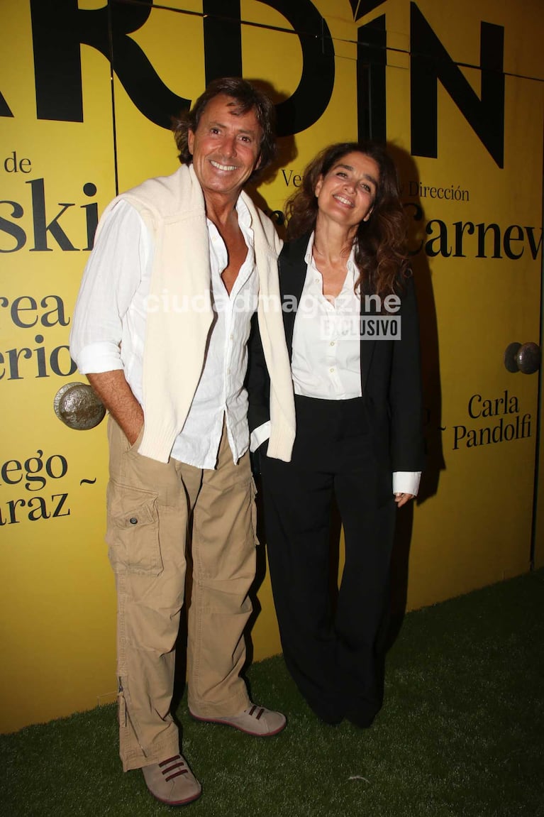 Gustavo Bermúdez y Verónica Varano (Foto: Movilpress)