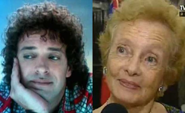 Gustavo Cerati y Lilian Clark, su madre (Fotos: Web)