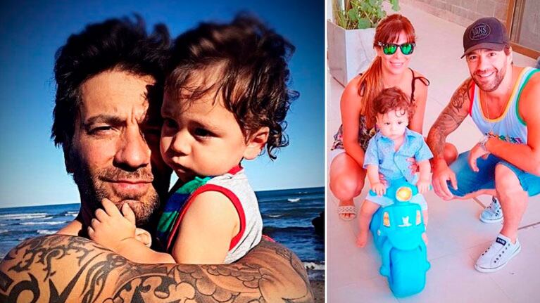 Gustavo Conti le dedicó un tatuaje a su hijo