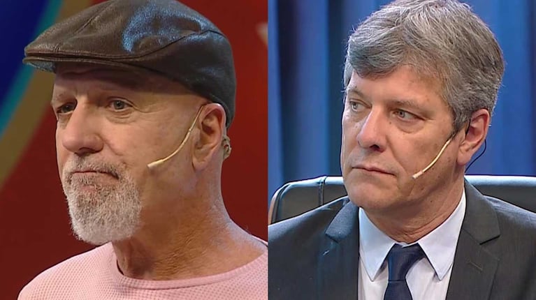 Gustavo Cordera y Mario Pergolini (Fotos: capturas eltrece)