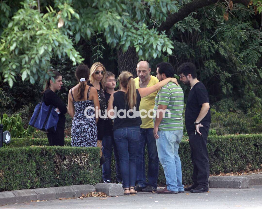 Gustavo, el hijo de Gerardo Sofovich, con su familia. (Foto: Movilpress)