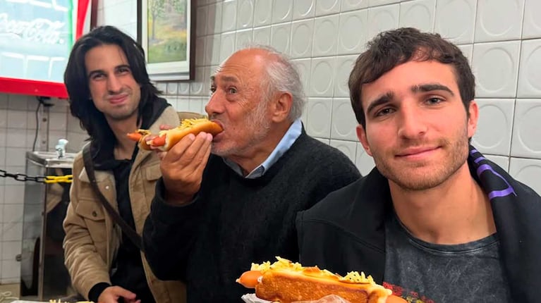 Gustavo, Franco y Valentín Yankelevich (Foto: Instagram @gustavoyankelevichok)