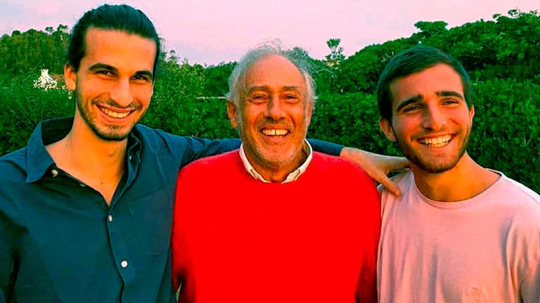 Gustavo, Franco y Valentín Yankelevich (Foto: Instagram @gustavoyankelevichok)