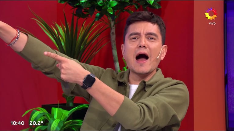 Gustavo Méndez contra Wanda Nara.