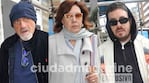 Gustavo Sofovich, Nora Cárpena y Fede Bal en el velorio de María Rosa Fugazot (Fotos: Movilpress).