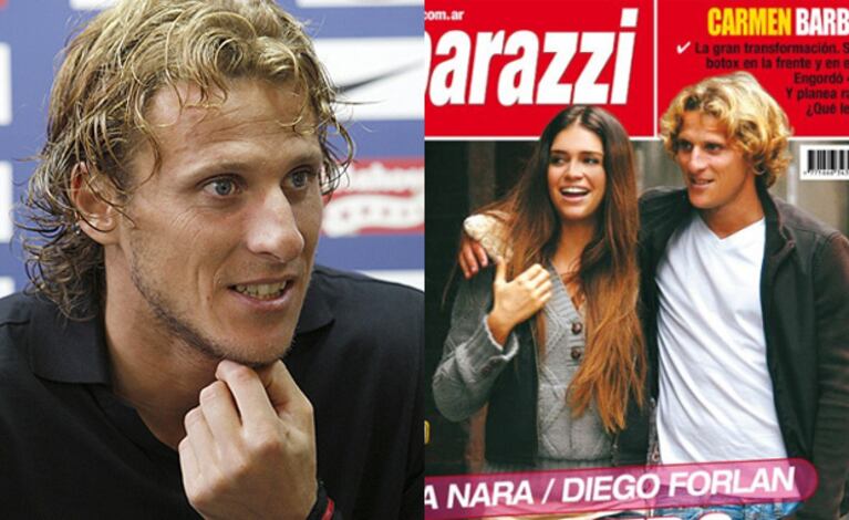 Habló Diego Forlán: ¿hubo reencuentro con Zaira Nara?