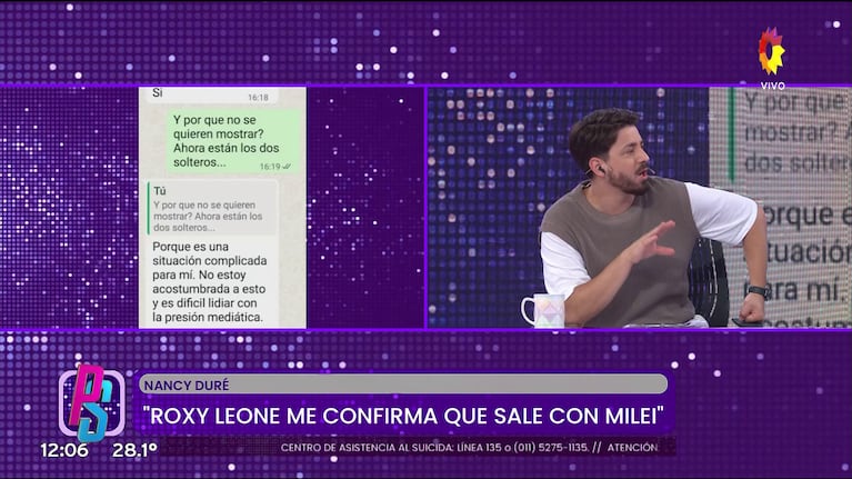 Habló Roxy Leone, la supuesta novia de Javier Milei. (Foto: @roxyleoneok)