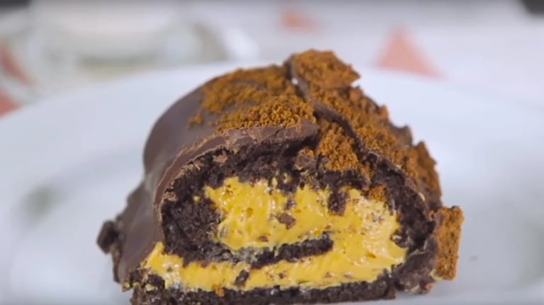 Hace pionono de chocotorta con una receta simple y rápida