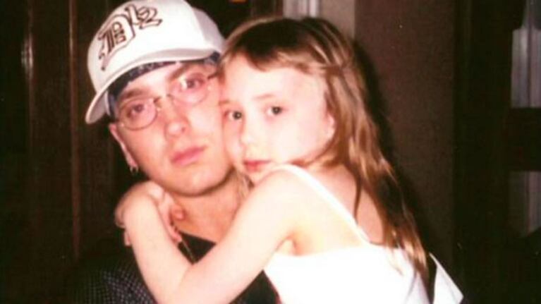 Hailie junto a Eminem, su famoso padre, cuando tenía 10 años. (Foto: Web)