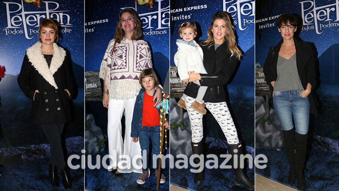 Hall de famosos en el estreno de Peter Pan (Foto: Movilpress)