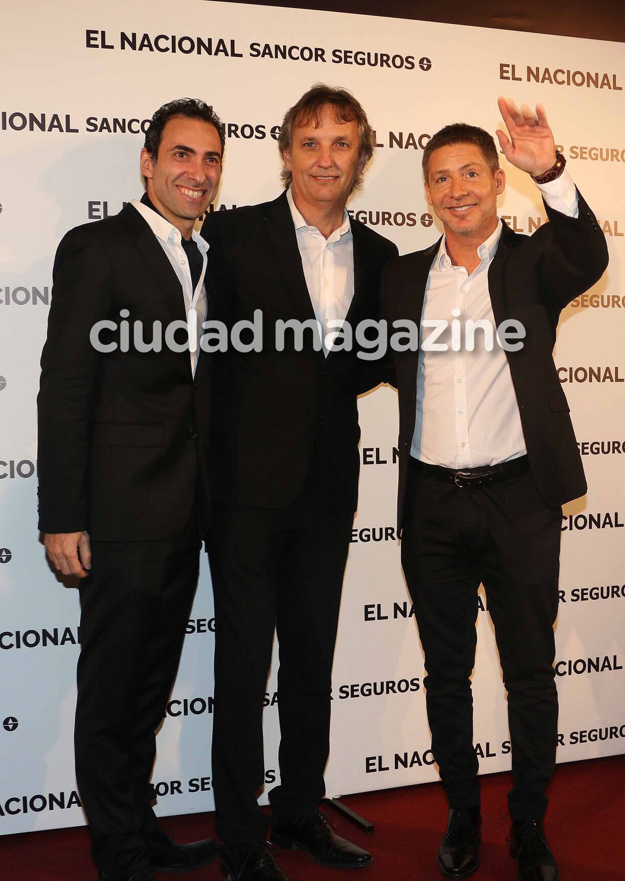 Hall de famosos en Un rato con él, en El Nacional. Foto: Movilpress.