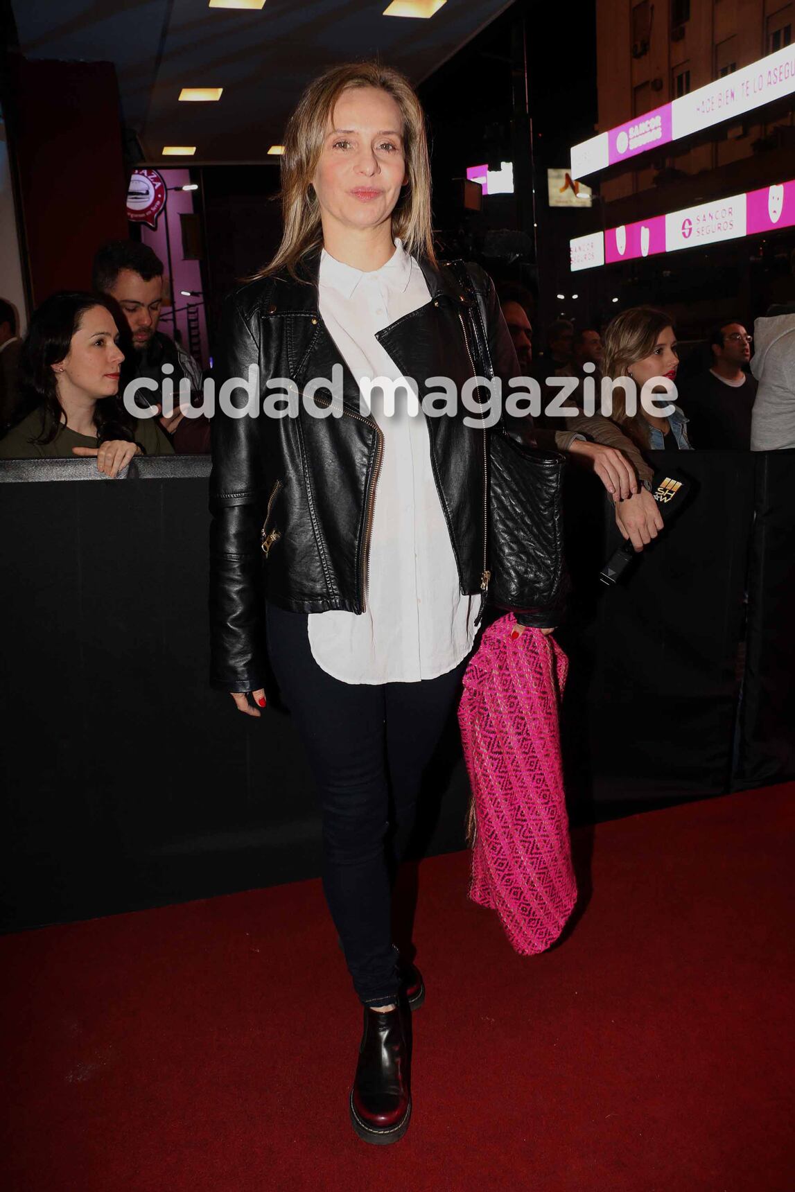 Hall de famosos en Un rato con él, en El Nacional. Foto: Movilpress.