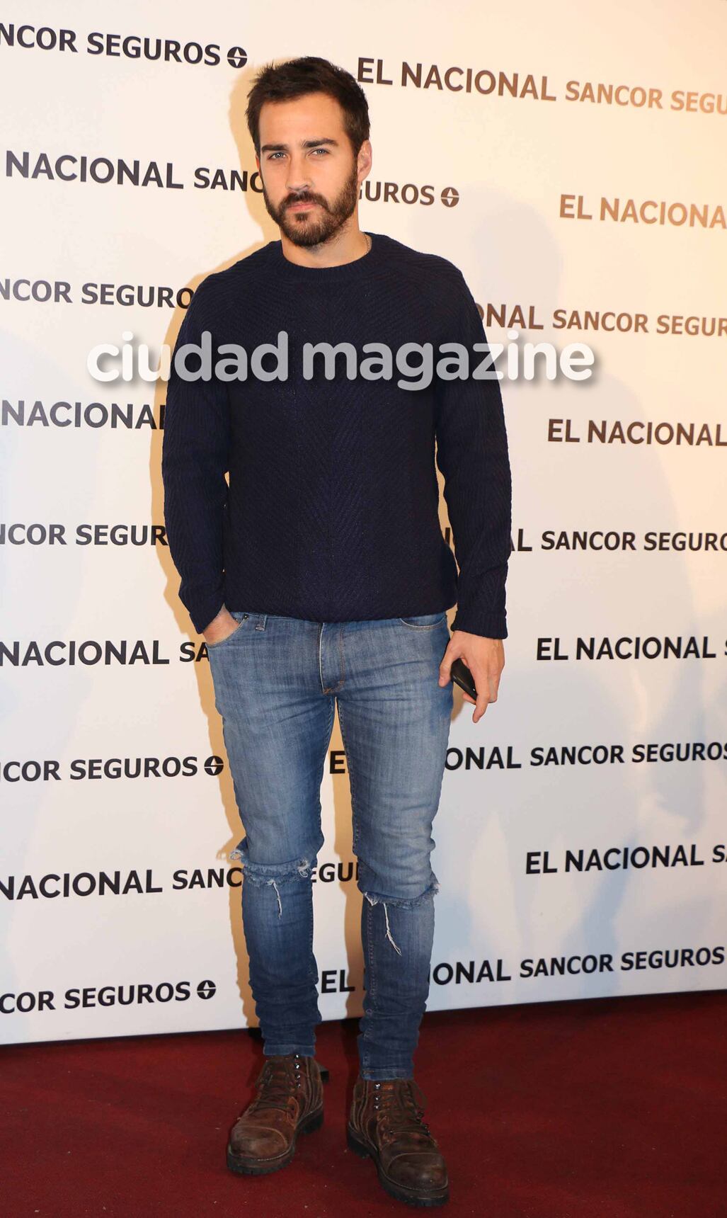 Hall de famosos en Un rato con él, en El Nacional. Foto: Movilpress.