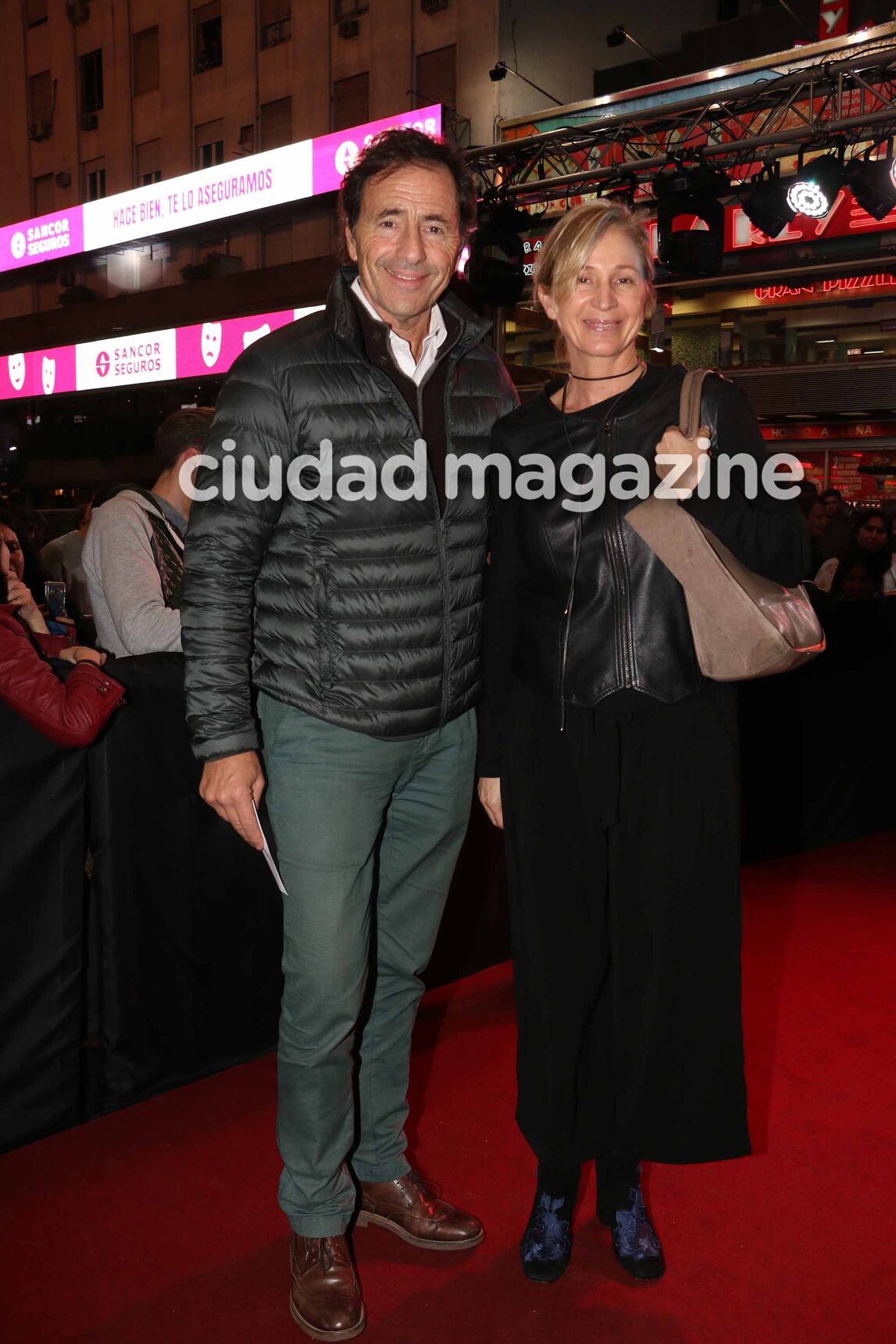 Hall de famosos en Un rato con él, en El Nacional. Foto: Movilpress.