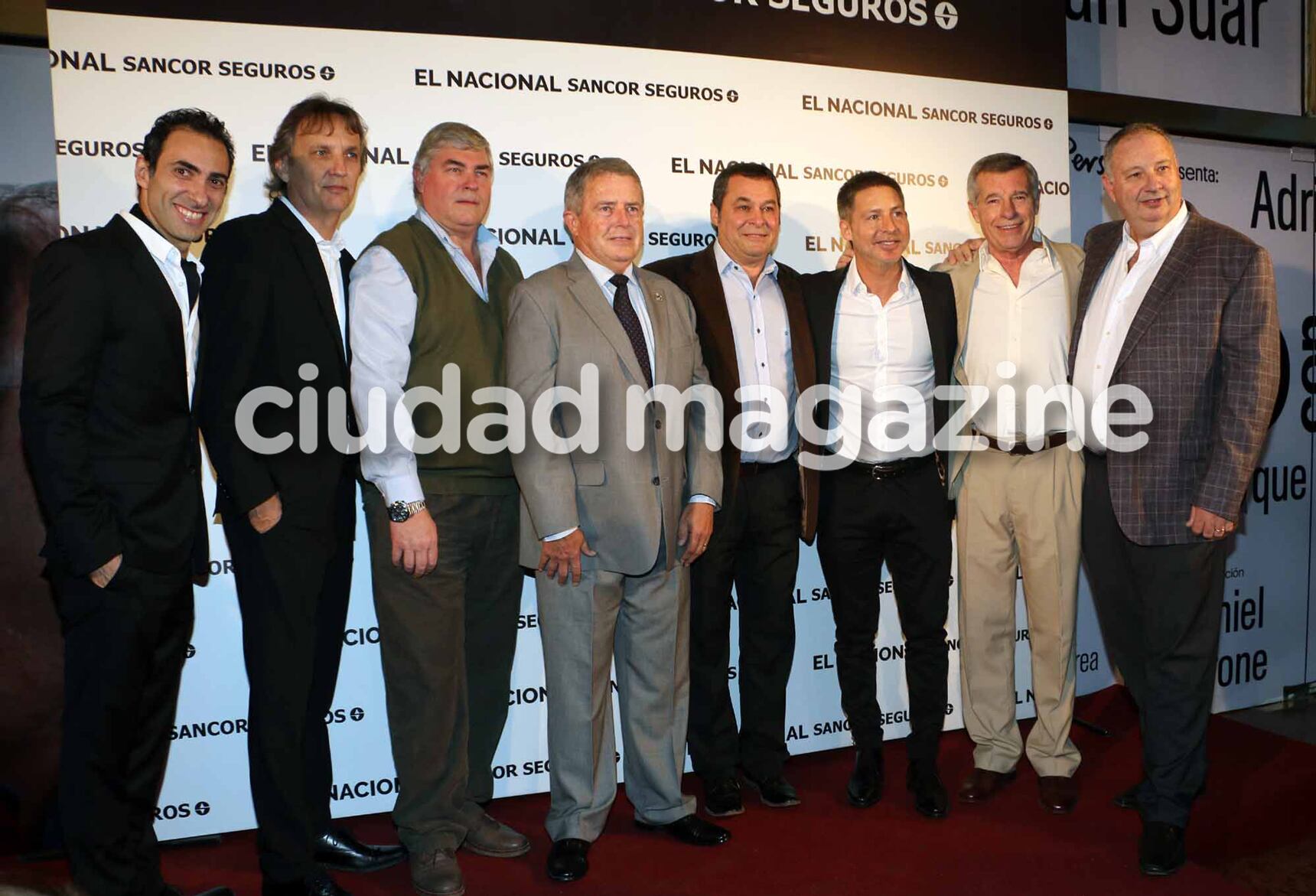 Hall de famosos en Un rato con él, en El Nacional. Foto: Movilpress.