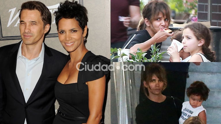 Halle Berry, irreconocible en medio de su separación (Fotos: AFP y Grosby Group). 