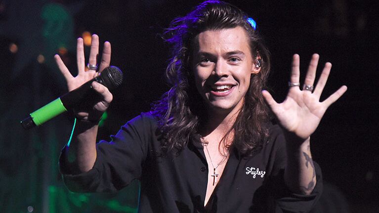 Harry Styles debutó como solista con una canción melódica. Foto: AFP.