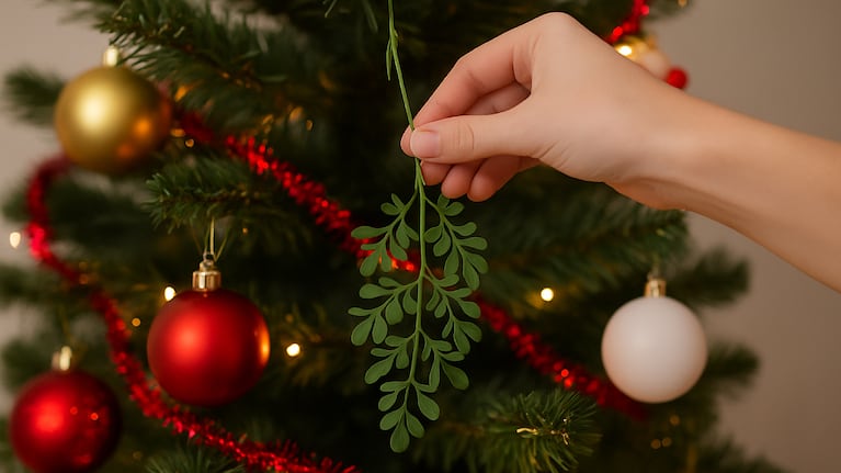 Hay una planta que atrae los buenos deseos en Navidad. Foto: IA (ChatGPT)