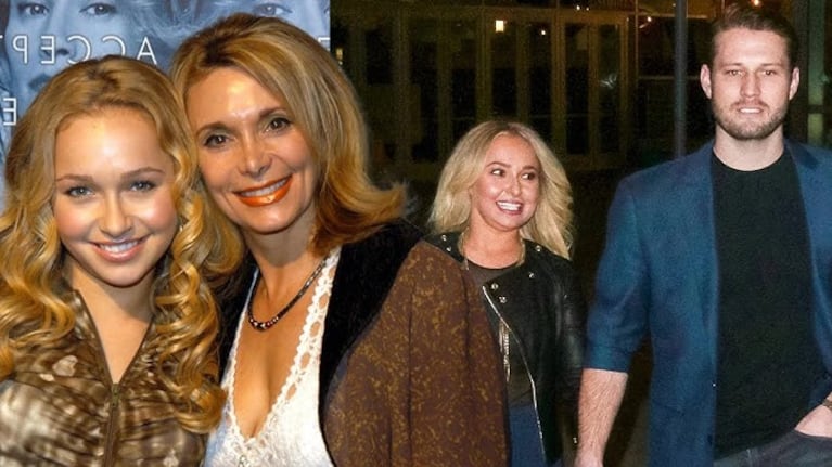 Hayden Panettiere con su madre, Lesley Vogel, y con su novio, Brian Hickerson. Captura: YouTube ExtraTv