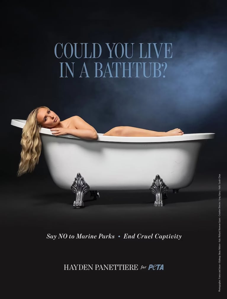 Hayden Panettiere protagonizó su última campaña para PETA semanas antes de morir.