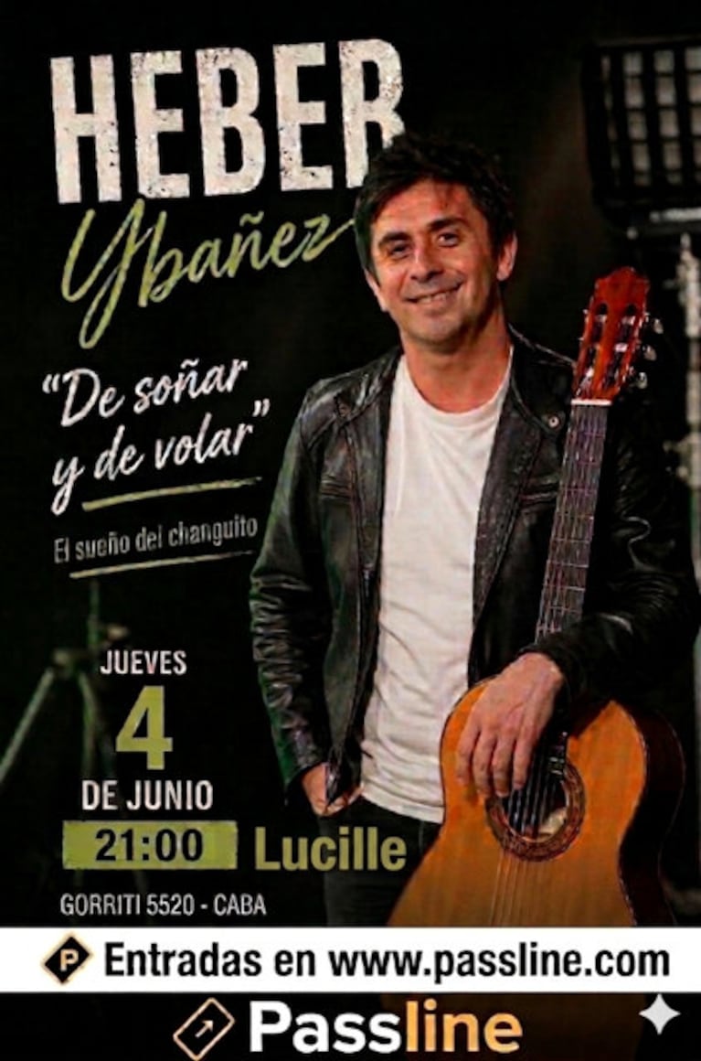 Heber Ybañez debuta en el escenario con "De soñar y de volar".