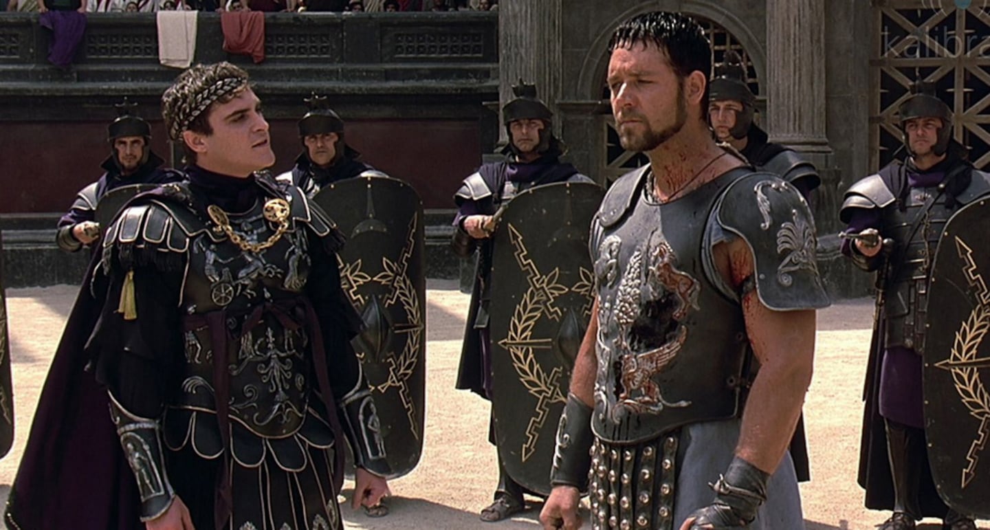 Hechos del filme Gladiator con el que Joaquin Phoenix alcanzó la fama