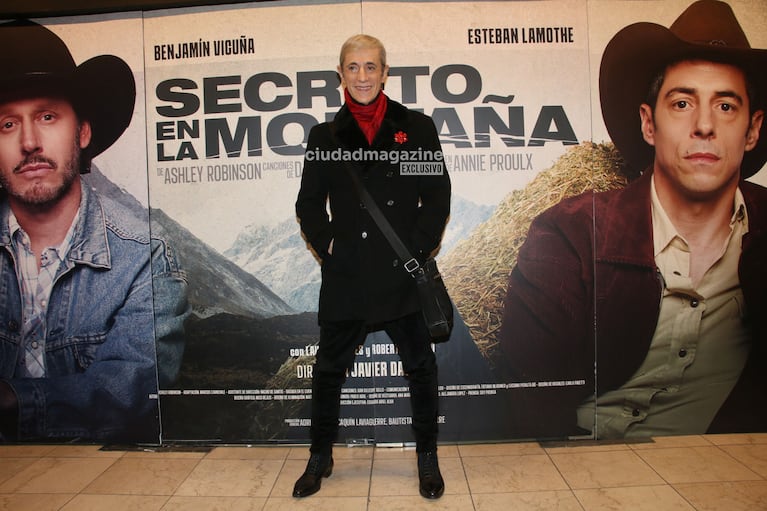 Héctor Maugeri en el estreno de Secreto en la Montaña (Foto: Movilpress).